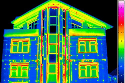 Тепловизионное обследование зданий (фото)